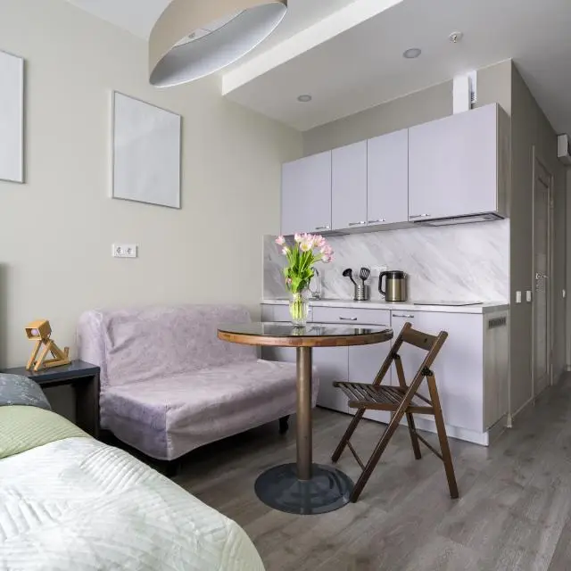 Real photos of RentalSPb Studios near Kupchino metro station