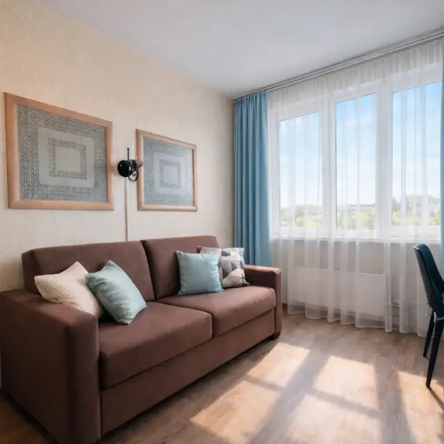 Real photos of Vegas apartments (Vegas apartments) on Levoberezhnaya street 3