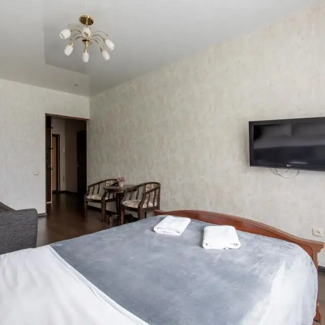 Real photos of OGNI Apartments on Komsomolskaya street 25B