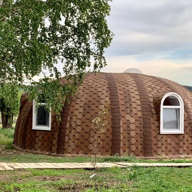 Реальные фото Тенгри купольные дома