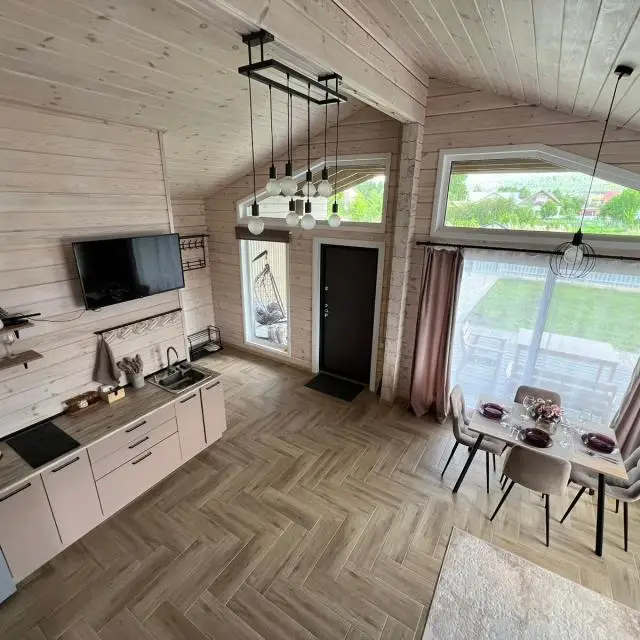 Real photos of Belokurikha Chalet on Bulycheva street 13B