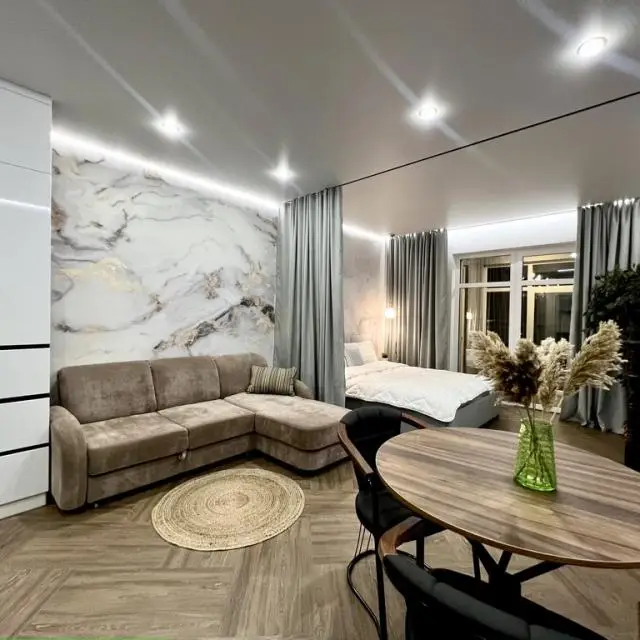 Real photos of Studio apartments from the company Home Hotel on Pravdy, 2 