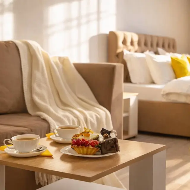 Real photos of 5 star apartments on Gagkaeva Street