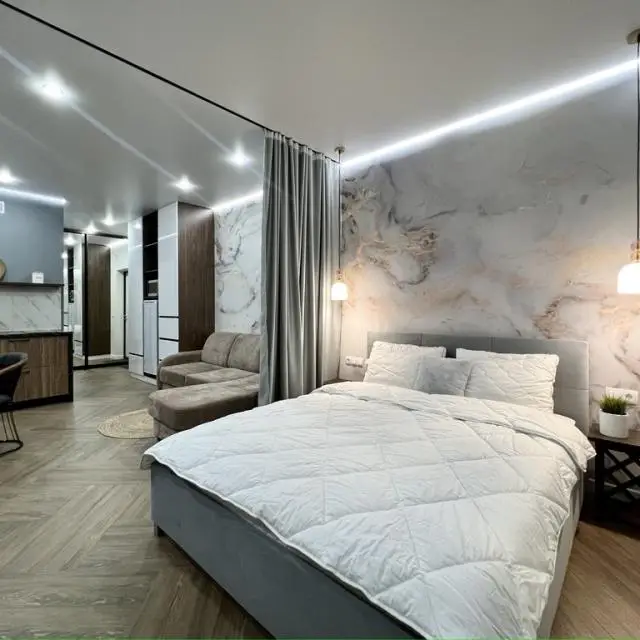 Real photos of Studio apartments from the company Home Hotel on Pravdy, 2 