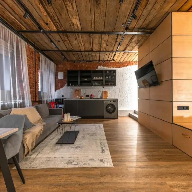 Real photos of FlatStay Design studio for 6 people in the center of St. Petersburg