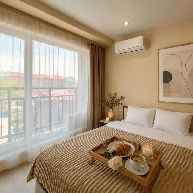 Real photos of The apartment "Spent the night" on Makhalina street 10