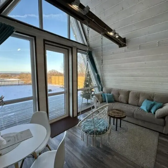 Real photos of Houses Above the River
