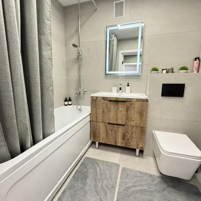 Real photos of Modern studio apartment of the PanApartments chain on Kuznetsova Street