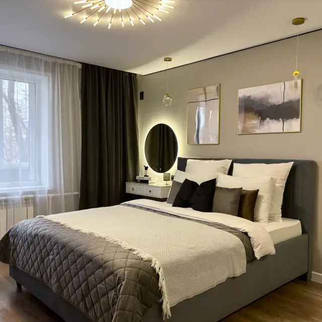 Real photos of Designer apartment in the very Center of the city - contactless check-in 24/7 (Odyalkin)