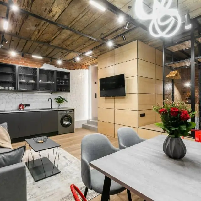 Real photos of FlatStay Design studio for 6 people in the center of St. Petersburg
