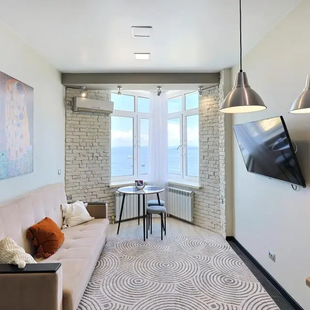 Real photos of Cozy 1-room apartment in a modern area with developed infrastructure, near the lighthouse.