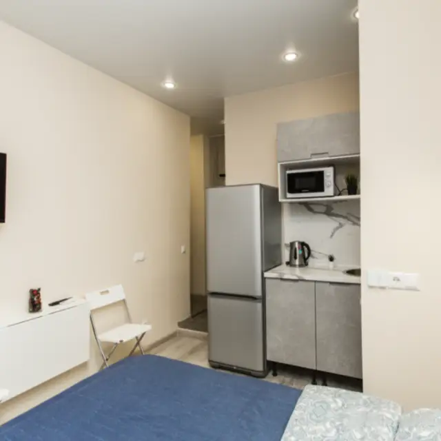 Real photos of Ma-Three apartments on Sosnovaya St. 1k2