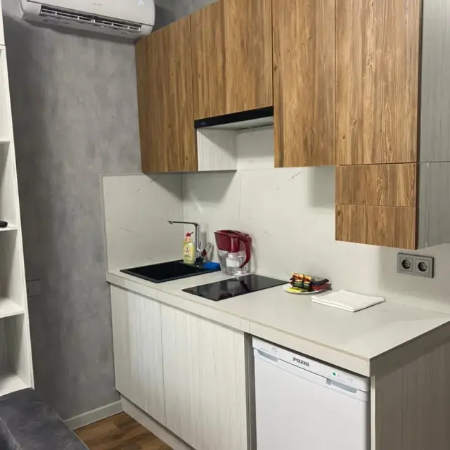 Реальные фото Апартаменты Студия на улице Сойфера 16 корп. В