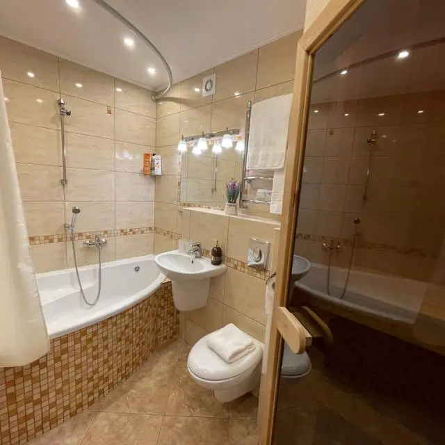 Real photos of One-bedroom apartment with sauna by the Upper Lake