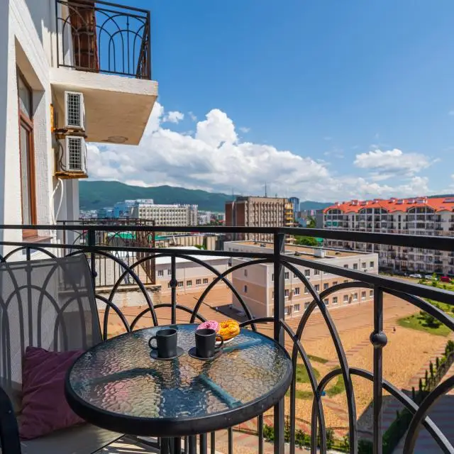 Real photos of Cozy 2k apartment by the sea in the elite residential complex "Chernomorsky-2" from LetoApart