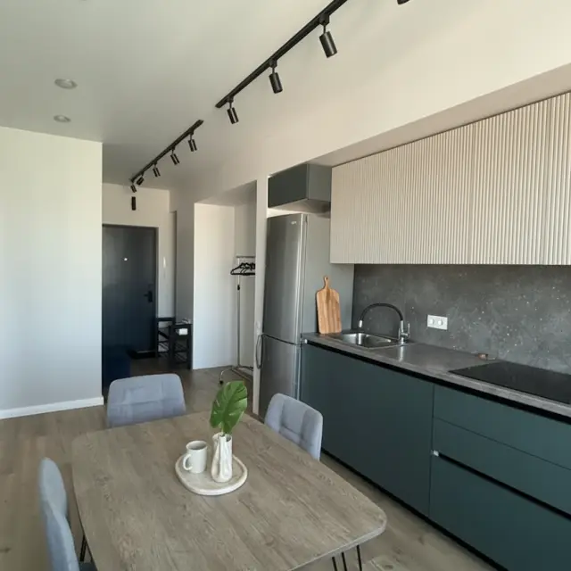 Real photos of Five Capitals residential complex in the center: city view
