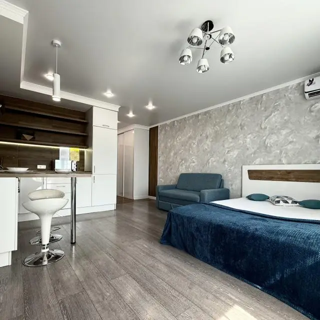Real photos of Studio apartment from the Home Hotel company on the Brothers Khusainov, 2/2