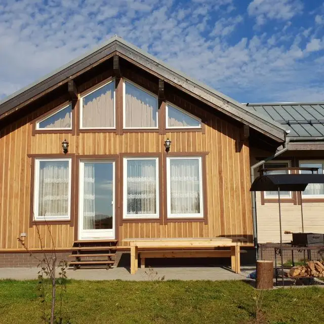 Real photos of Cottage B6 at the recreation center Novosti Park