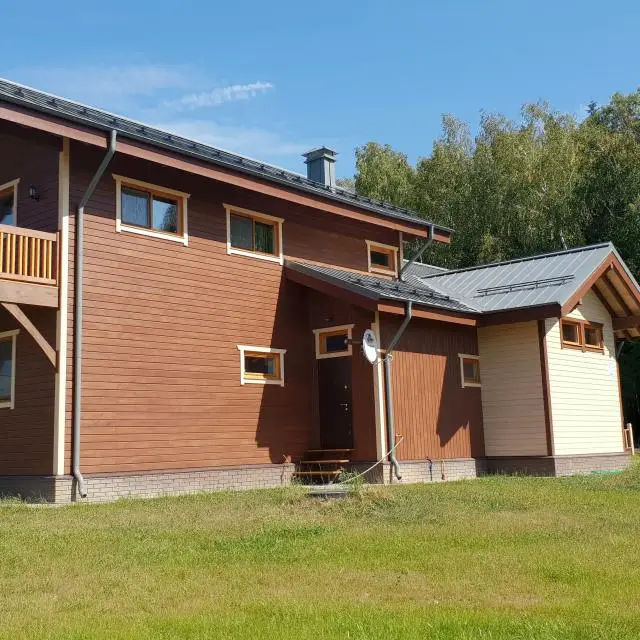 Real photos of Cottage B1 at the recreation center Novosti Park