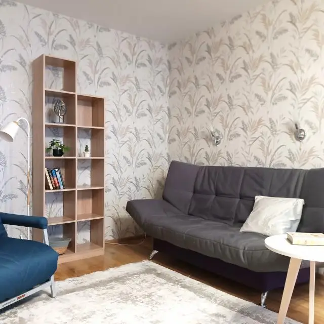 Real photos of Stella apartments of the Den House chain in the Five Star residential complex
