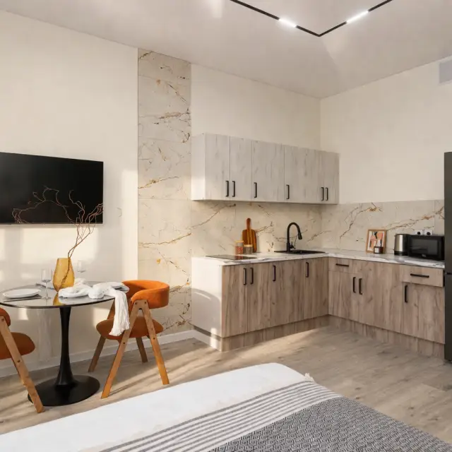Real photos of Comfort class apartments in a new residential complex with impressive views 