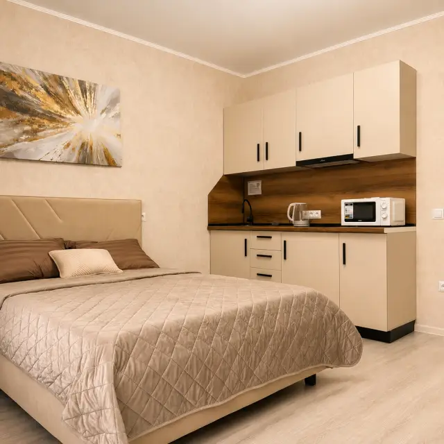 Real photos of Apartment "Chocolate Brownie" on  Letchik Pozdnyakov St.  2k21