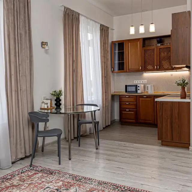 Real photos of Cozy apartment next to Galitsky Park with a closed parking area