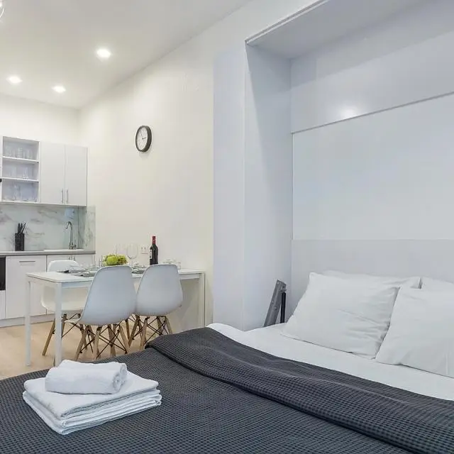 Real photos of Sky Club Apartments on Ovrazhnaya Street