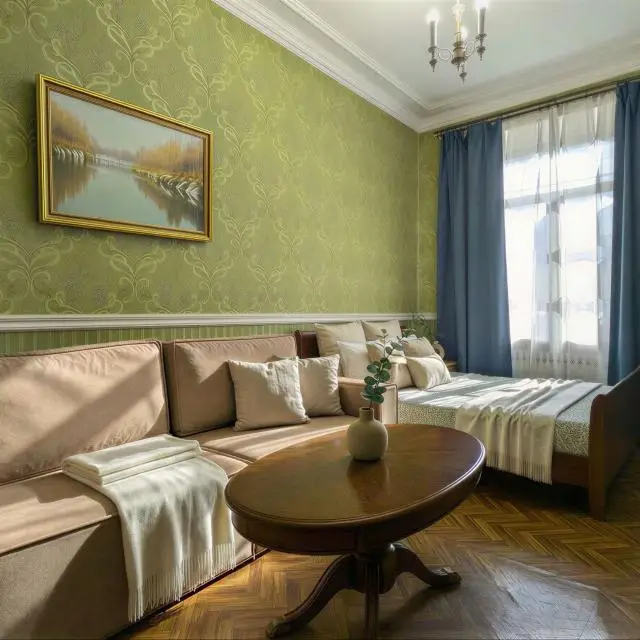 Real photos of The apartment is available on Kudrinskaya Square