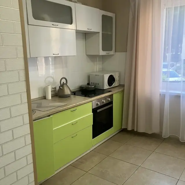 Real photos of 2-room apartment next to the Ferris Wheel and the cable car