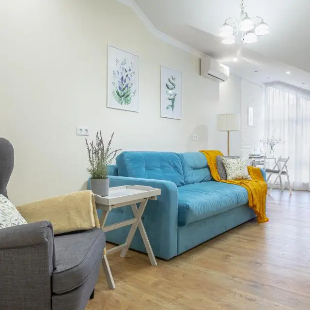 Real photos of lazur apartment with a balcony and sea view 