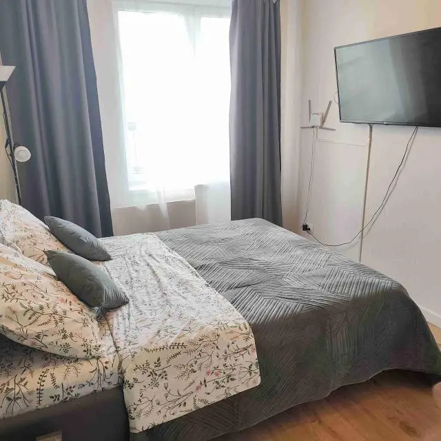 Real photos of Cozy studio in the Heroes residential complex with contactless check-in