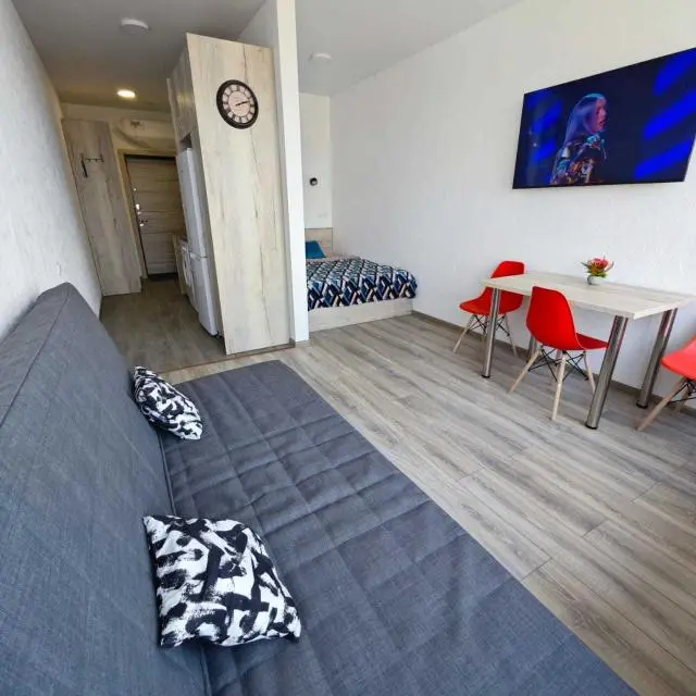 Real photos of Apartments on Strelkovaya street 18k1