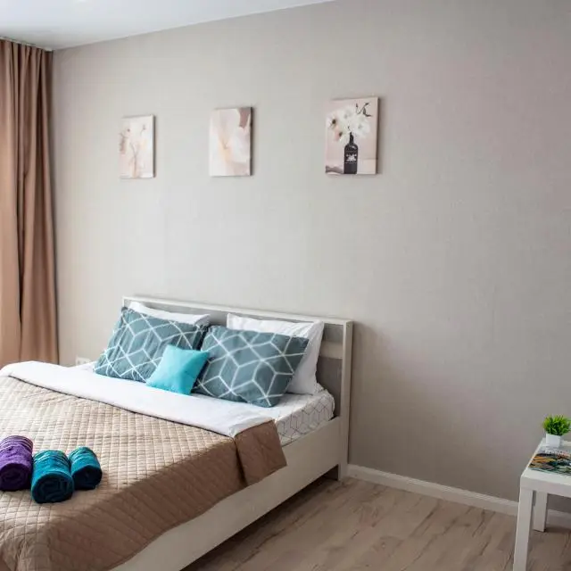 Real photos of Cozy and bright apartment in the Planeta residential complex. The city center!
