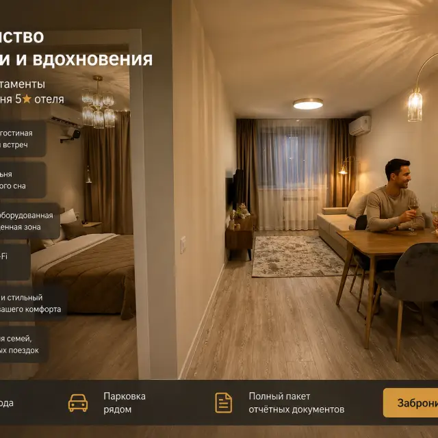 Реальные фото Авторские Апартаменты на улице Береговая 6