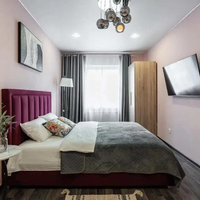Real photos of Quit House Apartments on Pushkinskoe highway building 6