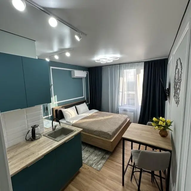 Real photos of Loft studio with magnificent views of the Volga River