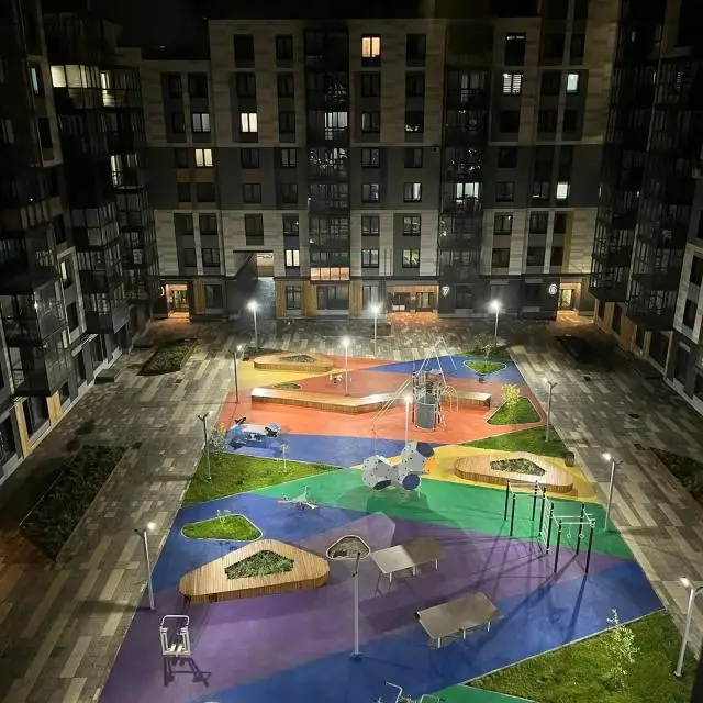 Real photos of Improved 1-room apartment with a closed courtyard from IP Marat House on Avtomobilistov 11