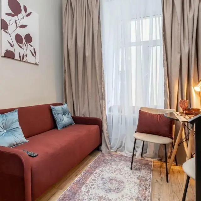 Real photos of Cozy studios on the Kryukov Canal
