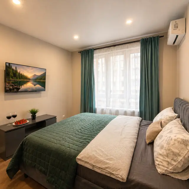 Real photos of Apartment "IZUMRUDNY VIBE" on Hero Dangiriyev St. 2
