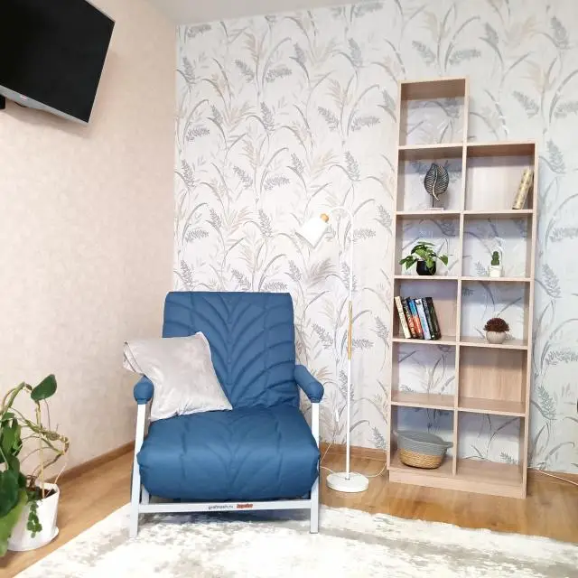 Real photos of Stella apartments of the Den House chain in the Five Star residential complex
