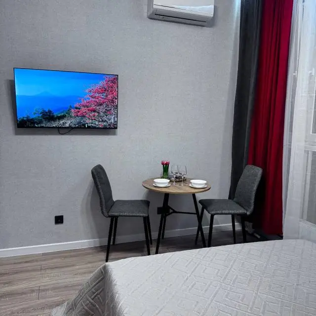 Real photos of Stylish studio with panoramic window