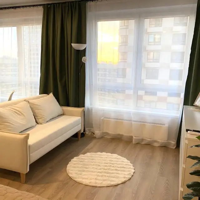 Real photos of MONTY Moscow apartment with stunning views of the city