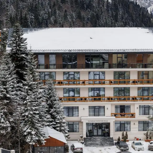 Real photos of Dombay Winter Hall