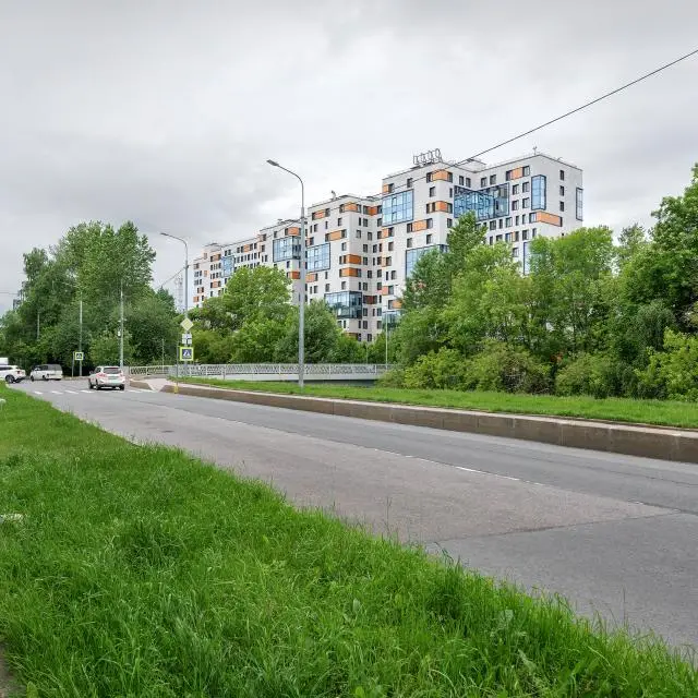 Real photos of Modern VEDA Apartments on the embankment, Chernaya Rechka metro station 