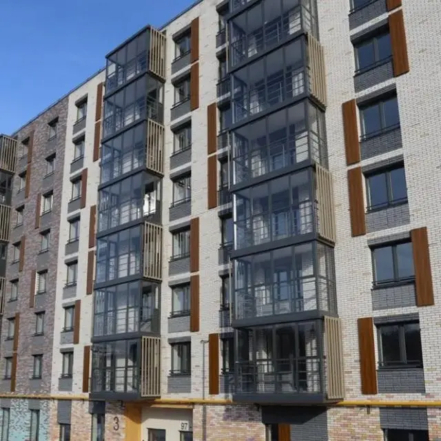 Real photos of Improved 1-room apartment with a closed courtyard from IP Marat House on Avtomobilistov 11