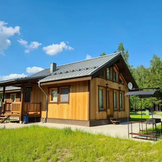 Real photos of Cottage B5 at the recreation center Novosti Park