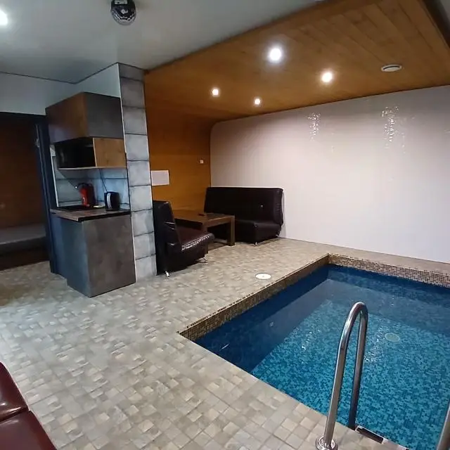 Real photos of Guest house with swimming pool and sauna in Dubki 