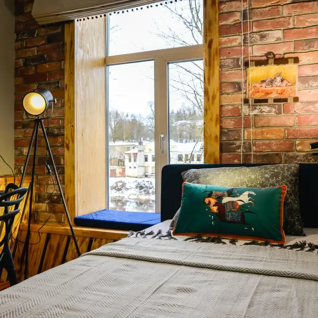 Real photos of designer apartment with river view