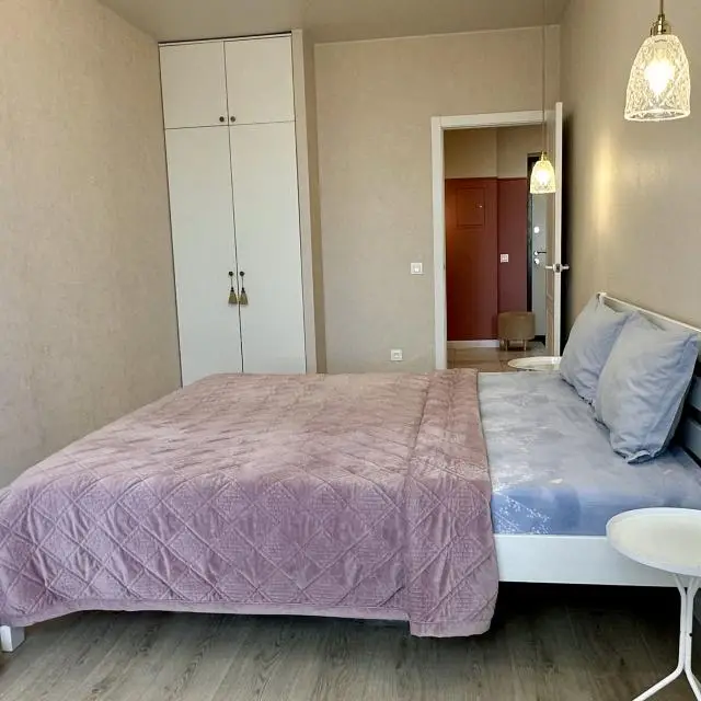 Real photos of 2-room apartment with a beautiful view